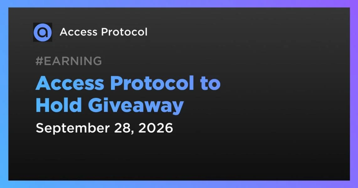 Access Protocol to Hold Giveaway