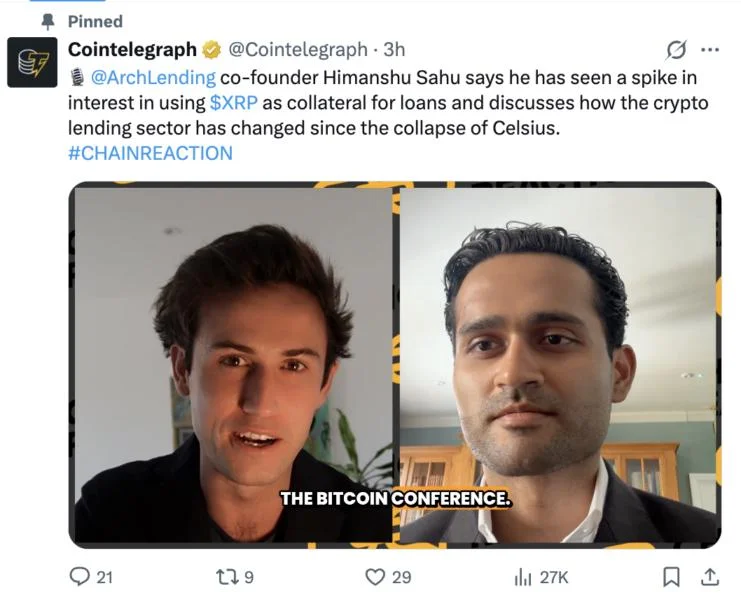 Arch Lending eyes tokenized stocks as next collateral market