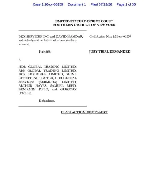 Arthur Hayes Sued Again as BitMEX Hit With New Class Action Lawsuit