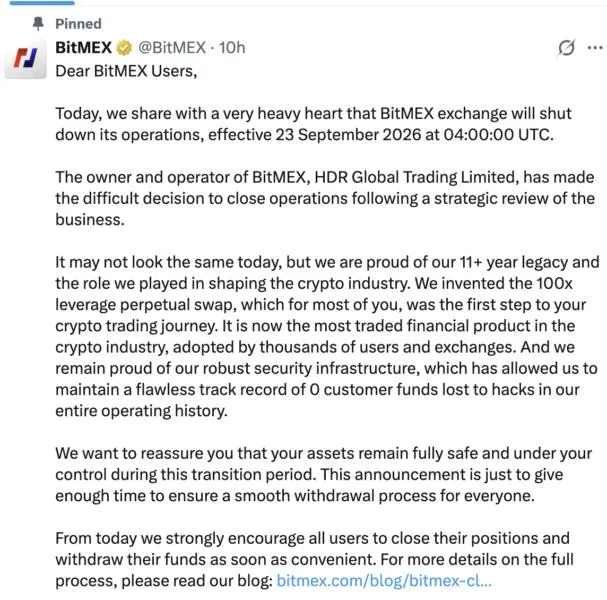 As BitMEX exits, analysts warn crypto consolidation is accelerating