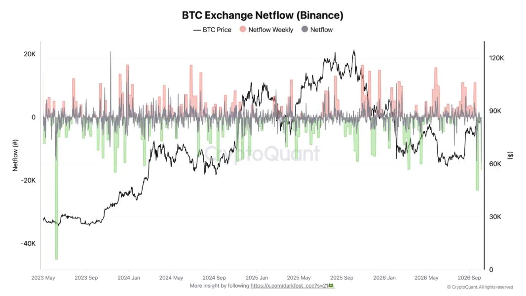 Binance BTC outflows hit highest since mid-2023 as whales deposit stablecoins