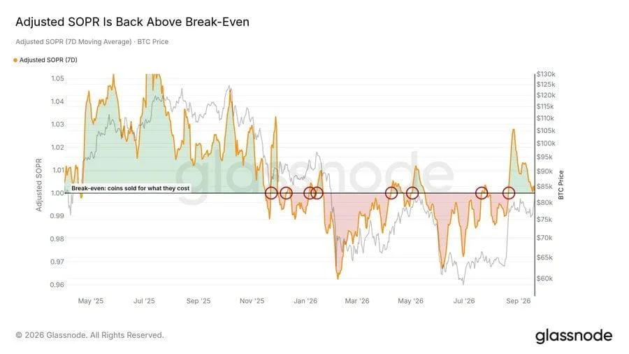 Bitcoin (BTC) Price Today: SOPR Turns Bullish as BTC Holds $81K, Eyes $83K-$86K Short Squeeze