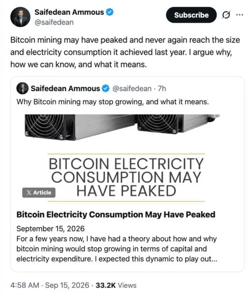 Bitcoin Mining Faces A Shakeout As CORZ, KEEL, IREN, CIFR Get Ready To Exit, Says CoinShares