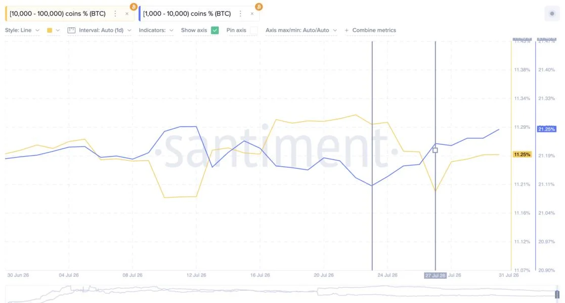 Bitcoin Whales Scooped 40,100 BTC Worth $2.6 Billion in Nine Days