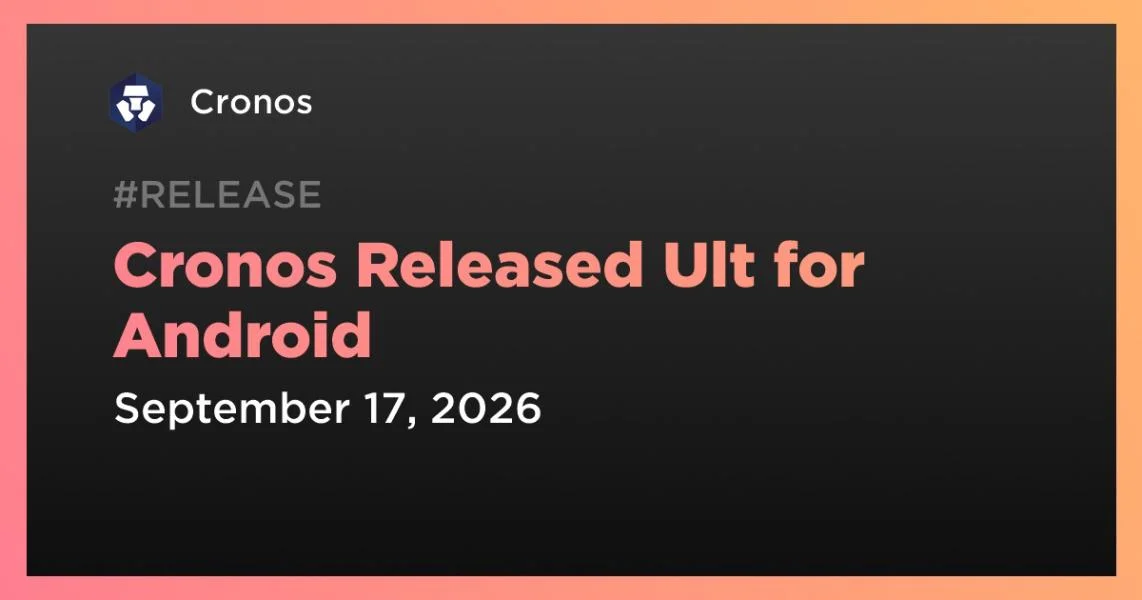 Cronos Released Ult for Android