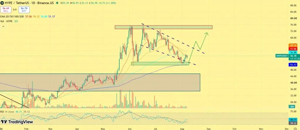 Hyperliquid Price Finds Strong Demand at $50—Here’s Why Traders Are Turning Bullish