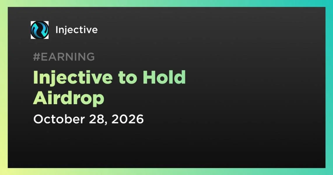 Injective to Hold Airdrop