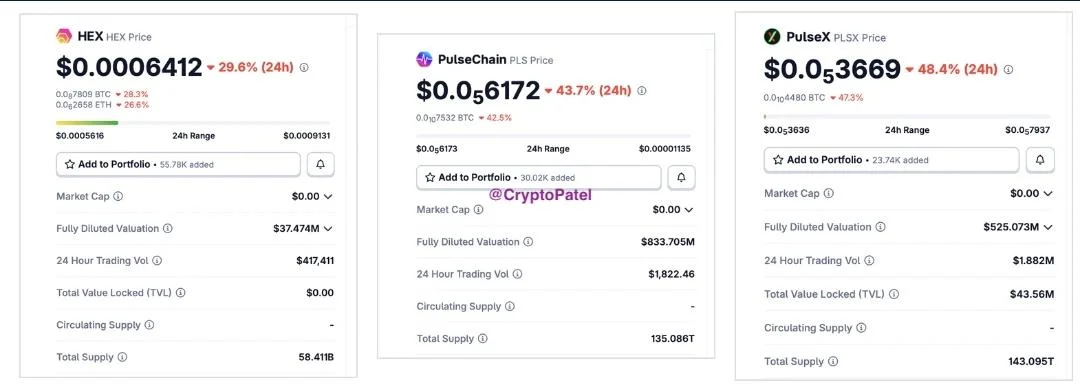 Inside PulseChain, HEX, PulseX 50% Crash Amid Richard Heart’s Arrest