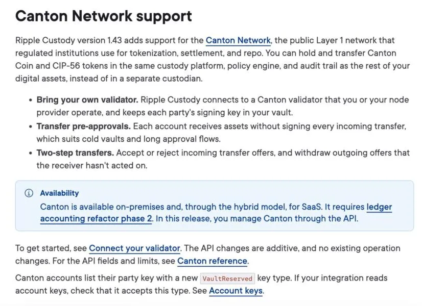Ripple Ends 'XRP Killer' Myth via Canton Network Support