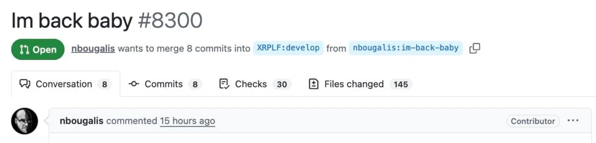 Ripple Pioneer Approves: Nik Bougalis Returns to Rewrite XRP Ledger Core