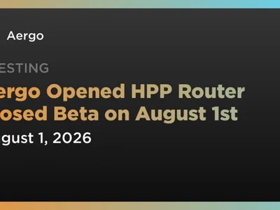 Aergo Opened HPP Router Closed Beta on August 1st