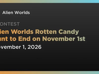 Alien Worlds Rotten Candy Hunt to End on November 1st