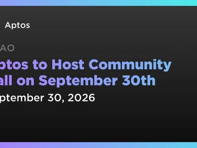 Aptos to Host Community Call on September 30th