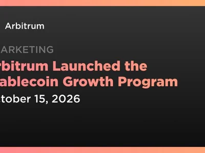 Arbitrum Launched the Stablecoin Growth Program