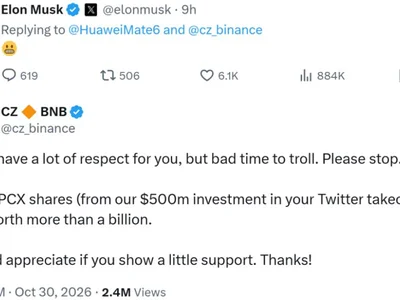 Binance Hack: CZ Fires Back at Elon Musk, Cites $1B SpaceX Stake as Coinbase Offers Security Support