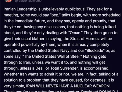 Bitcoin, Dogecoin Gain; Ethereum, XRP Slide Amid Trump's Latest Warning to Iran: Analyst Says BTC 'Bottom' Not Yet Confirmed