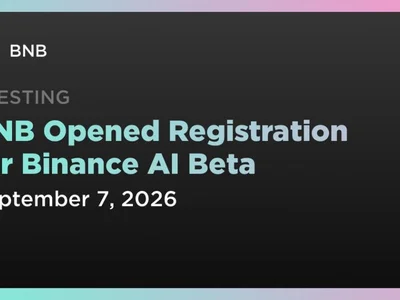 BNB Opened Registration for Binance AI Beta