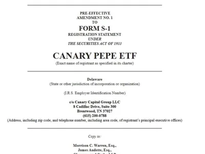 Canary Capital Seeks Listing of Spot Pepe ETF