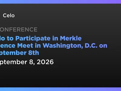 Celo to Participate in Merkle Science Meet in Washington, D.C. on September 8th