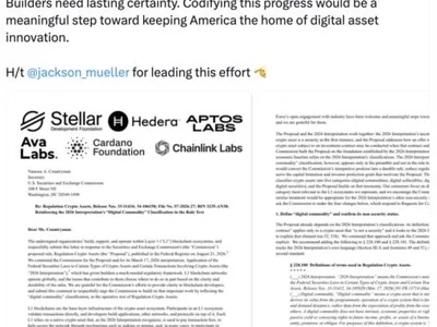 Chainlink, Cardano, other blockchain groups push SEC for clearer crypto rules