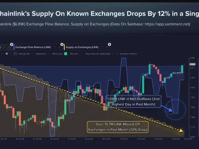 Chainlink Exchange Supply Drops 12% as Institutional Adoption Accelerates