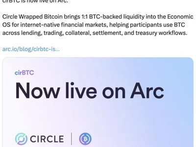 Circle launches Bitcoin-backed USDC borrowing for institutional clients