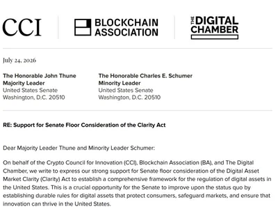 Crypto advocacy groups support CLARITY passage as ethics rules face pushback