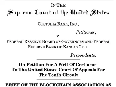 Crypto group backs Custodia in Supreme Court battle over Fed access