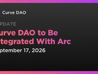 Curve DAO to Be Integrated With Arc