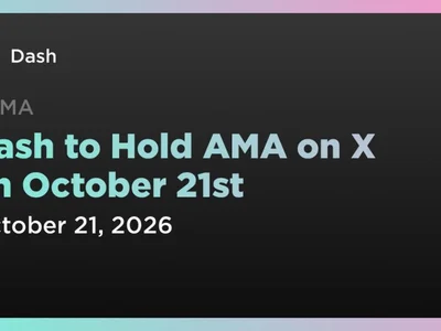 Dash to Hold AMA on X on October 21st