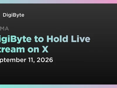 DigiByte to Hold Live Stream on X