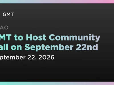 GMT to Host Community Call on September 22nd