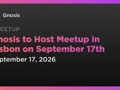 Gnosis to Host Meetup in Lisbon on September 17th