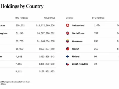 Government Bitcoin Holdings 2026: Which Countries Own the Most BTC?