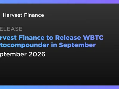 Harvest Finance to Release WBTC Autocompounder in September