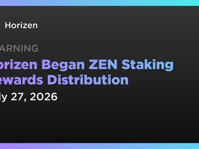 Horizen Began ZEN Staking Rewards Distribution