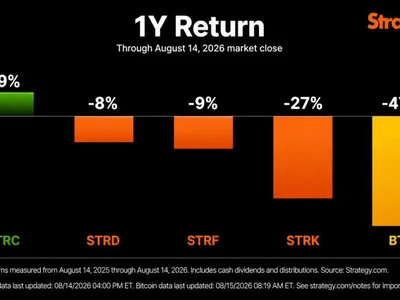 How Strategy Defied Bitcoin's 47% Meltdown: Saylor's New Chart Shows