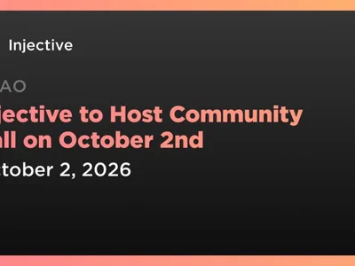 Injective to Host Community Call on October 2nd