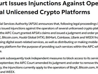 Kazakhstan Orders Coinbase, HTX and Four Other Crypto Exchanges to Halt Unlicensed Operations