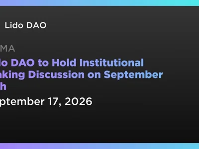 Lido DAO to Hold Institutional Staking Discussion on September 17th