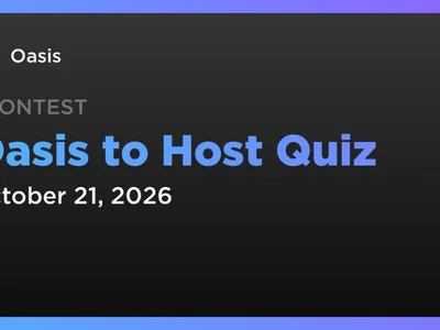 Oasis to Host Quiz