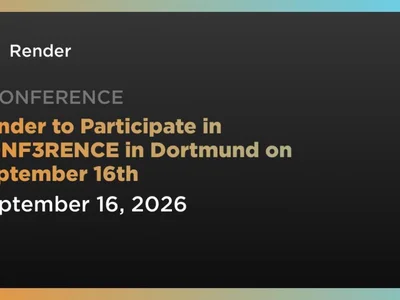Render to Participate in CONF3RENCE in Dortmund on September 16th
