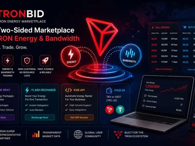 Rent and Sell Energy TRON : TronBid Expands Its Marketplace With Two-Sided Trading