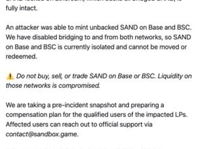 Sandbox Says Bridge Exploit Was ‘Minimal’ - On-Chain Data Tells A Very Different Story