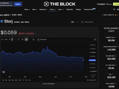 STORJ token falls 20% as decentralized storage firm files for Chapter 11 bankruptcy amid crypto shutdown wave