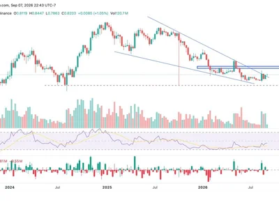 SUI Price Nears a Breakout After a Year-Long Downtrend—Is It $1 Next?