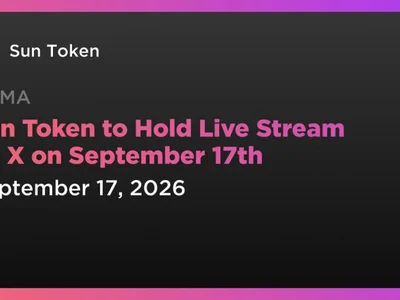 Sun Token to Hold Live Stream on X on September 17th