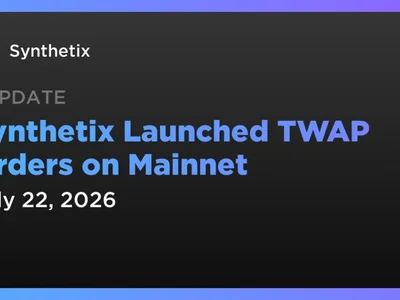 Synthetix Launched TWAP Orders on Mainnet