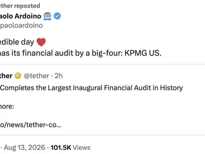 Tether completes first full financial audit, receives clean KPMG opinion