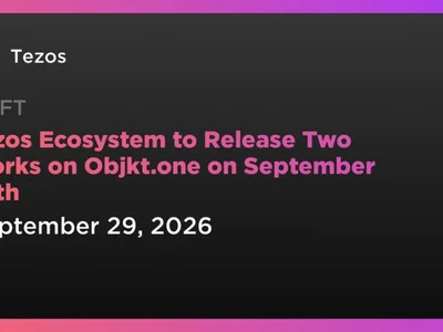 Tezos Ecosystem to Release Two Works on Objkt.one on September 29th